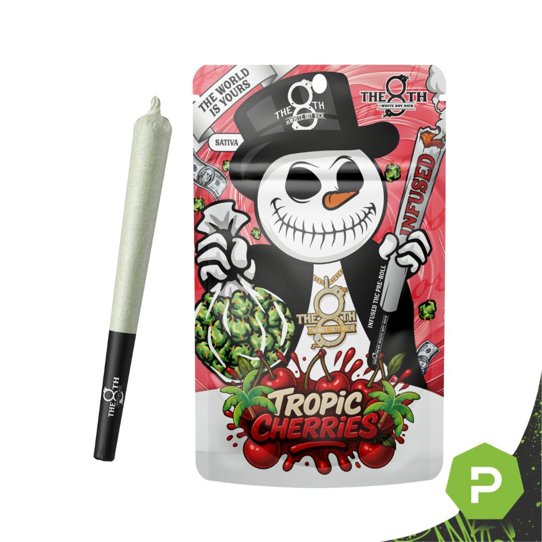 The 8th White Boy Rick Infused Pre-Roll | Tropic Cherries - Puff