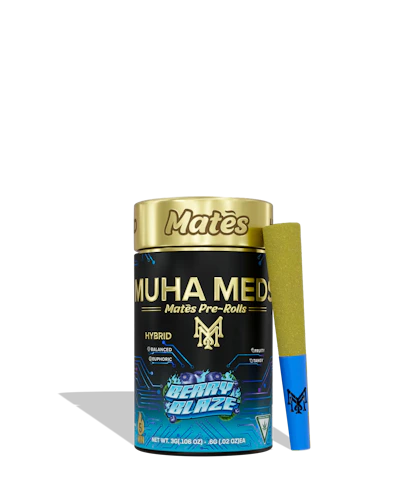 Muha Mates - 5-Pack .6g Infused Prerolls - Berry Blaze