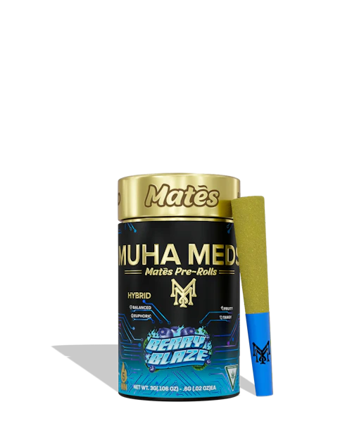 Muha Mates - 5-Pack .6g Infused Prerolls - Berry Blaze