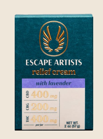 Photo of Escape Artists | Relief Cream- 2.0oz- Lavender