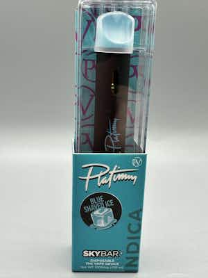 Product: Blue Shaved Ice | Disposable | Platinum Vape