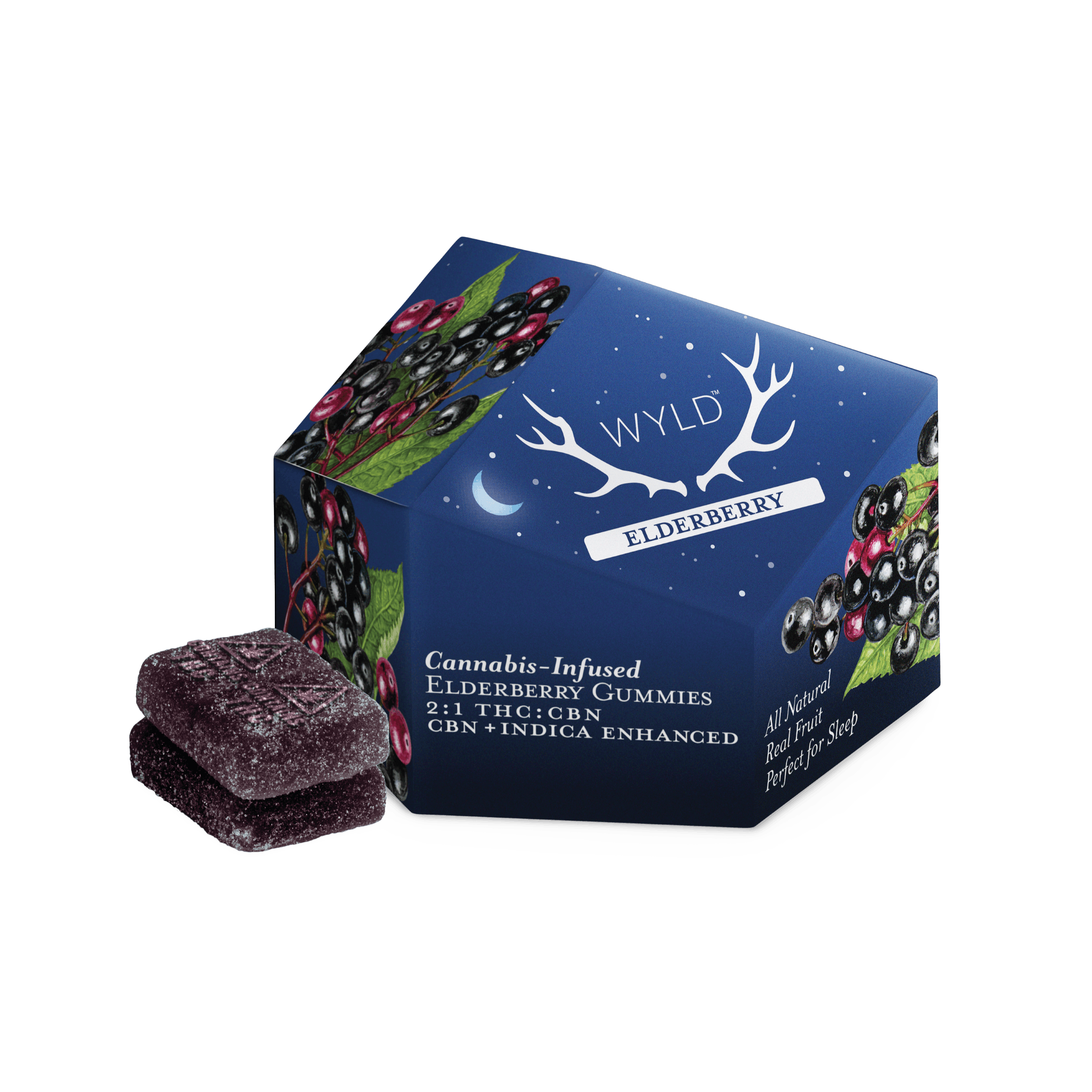 Photo of Elderberry 2:1 CBN + Indica Enhanced Gummies