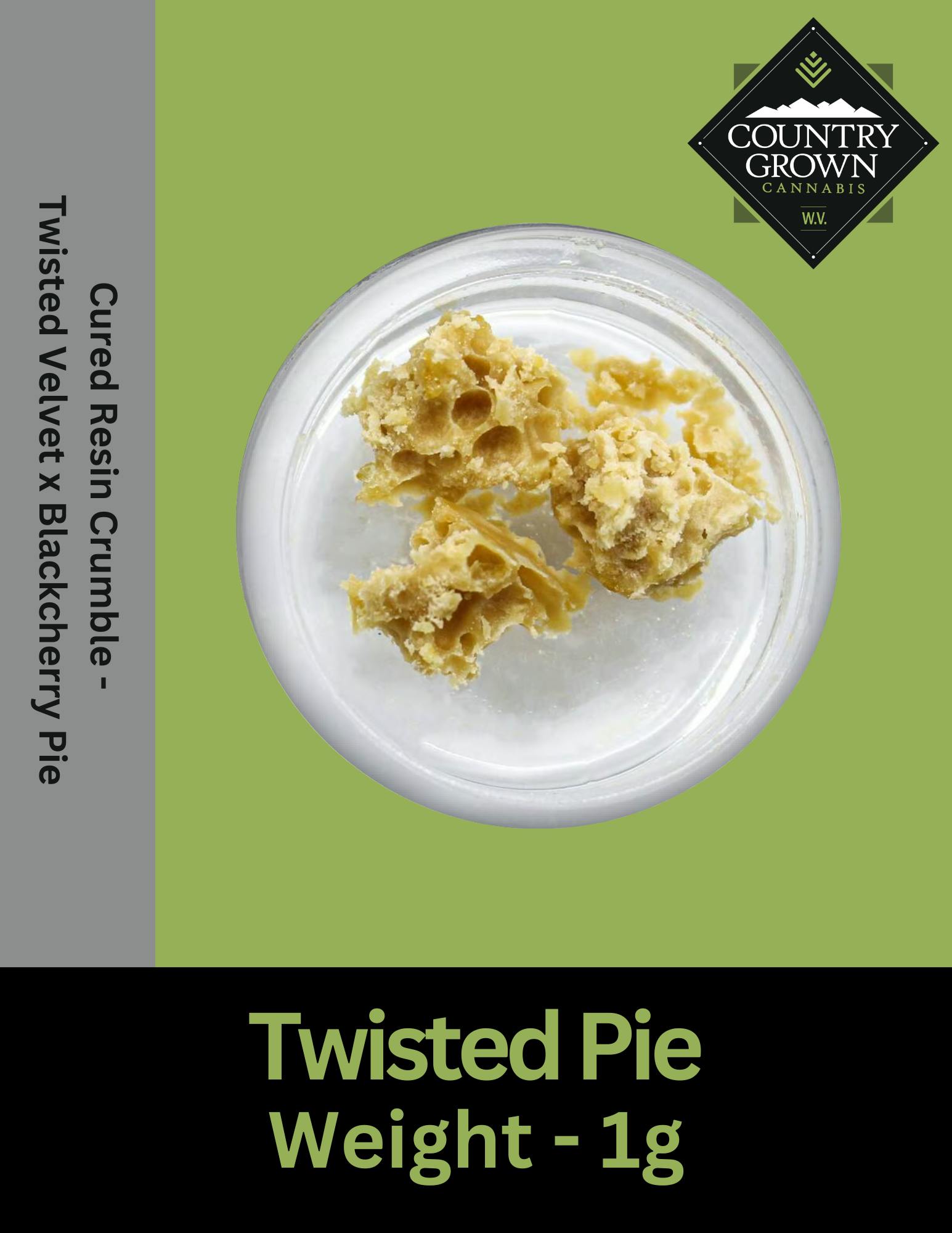 Twisted P Cured Resin Badder