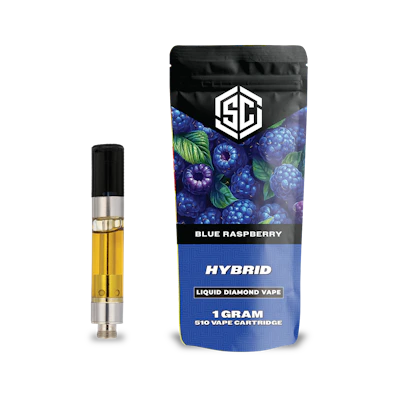 Society C - 1g Liquid Diamond Cart - Blue Raspberry - CARTRIDGES by Society C at King of Budz