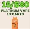 15/$80 Platinum Vapes