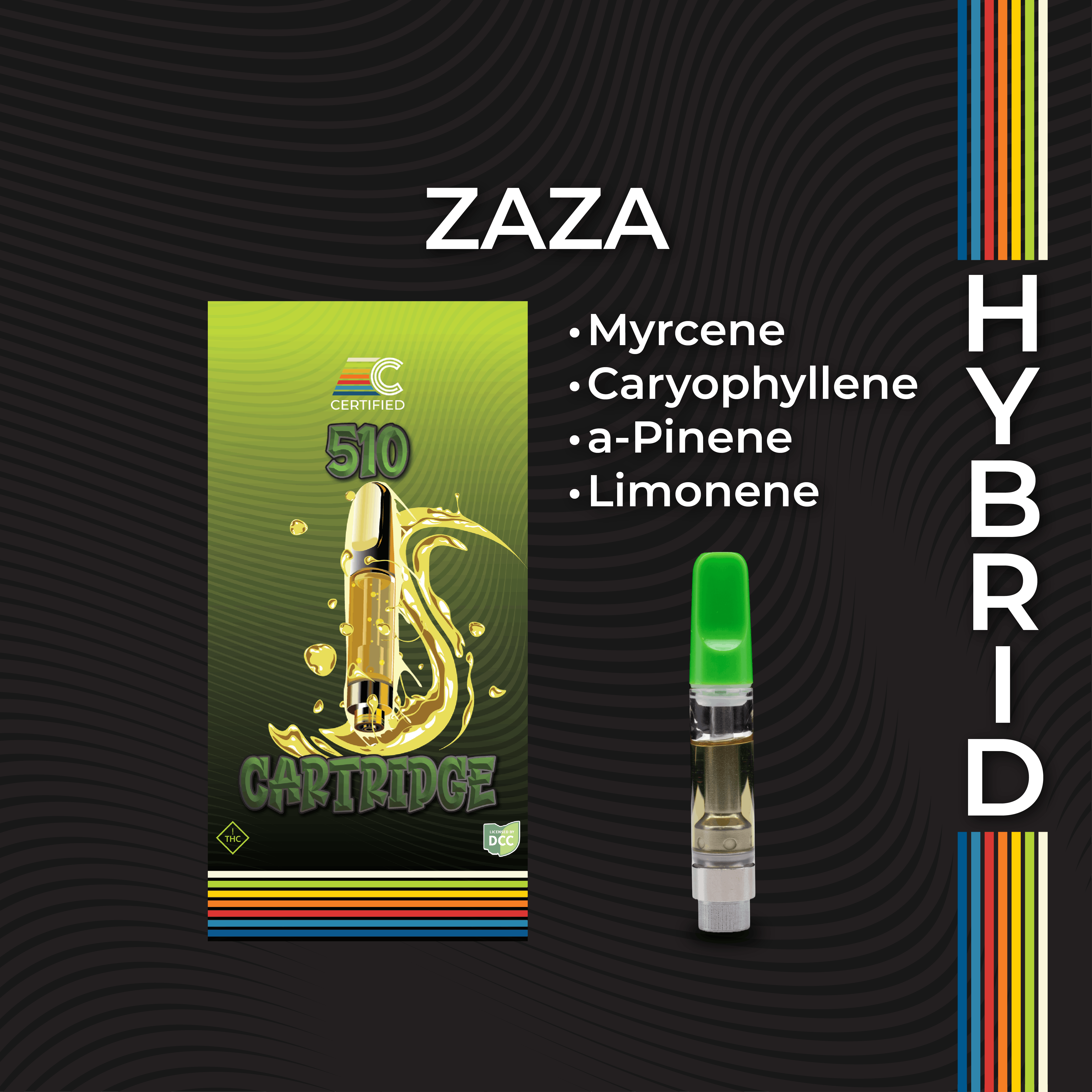 ZAZA Cart 1g (Hybrid) | Certified Cultivators | Canton - OCC
