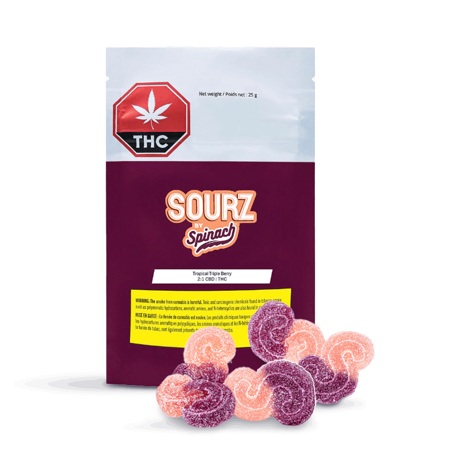 SOURZ 2:1 Tropical Triple Berry