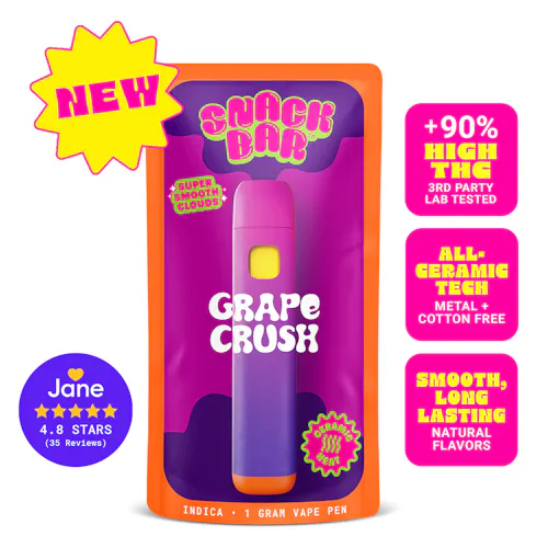 SNACKBAR – Grape Crush – Disposable 1g-10