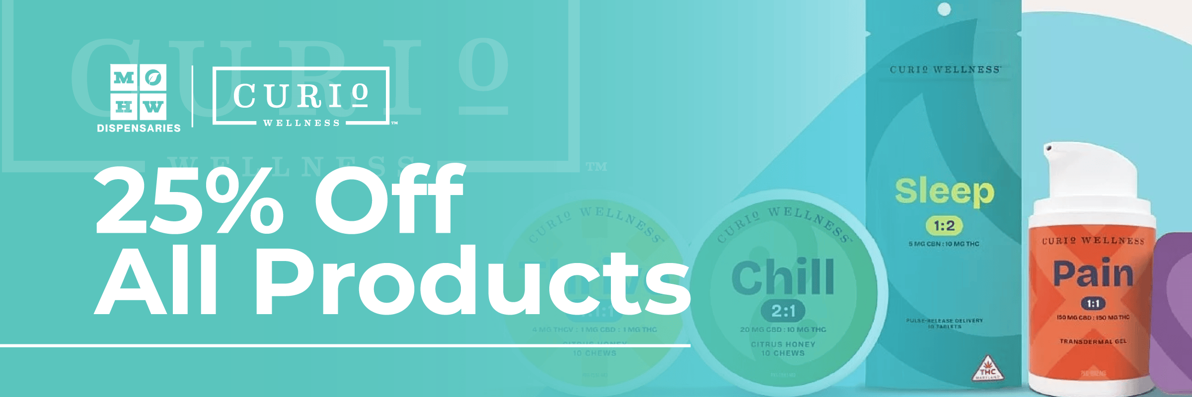 25% off curio