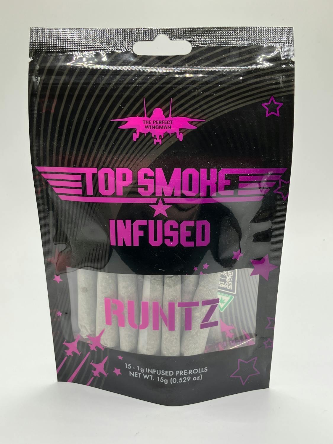 Product: Top Smoke | Infused Pre-Roll 15-Pack - 15g - Runtz