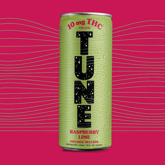 Tune - 10mg THC Infused Beverage - Raspberry Lime