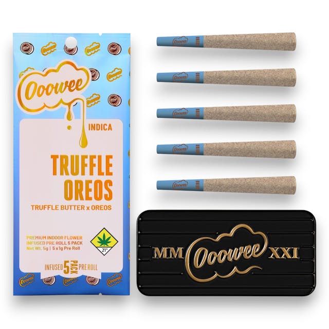 Ooowee - 5/1G Infused PreRoll - Truffle Oreos - 5g