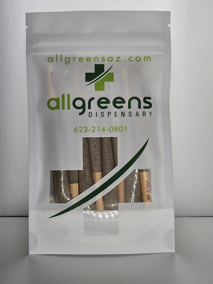 Allgreens Blue Dream Preroll: 8pk (S)