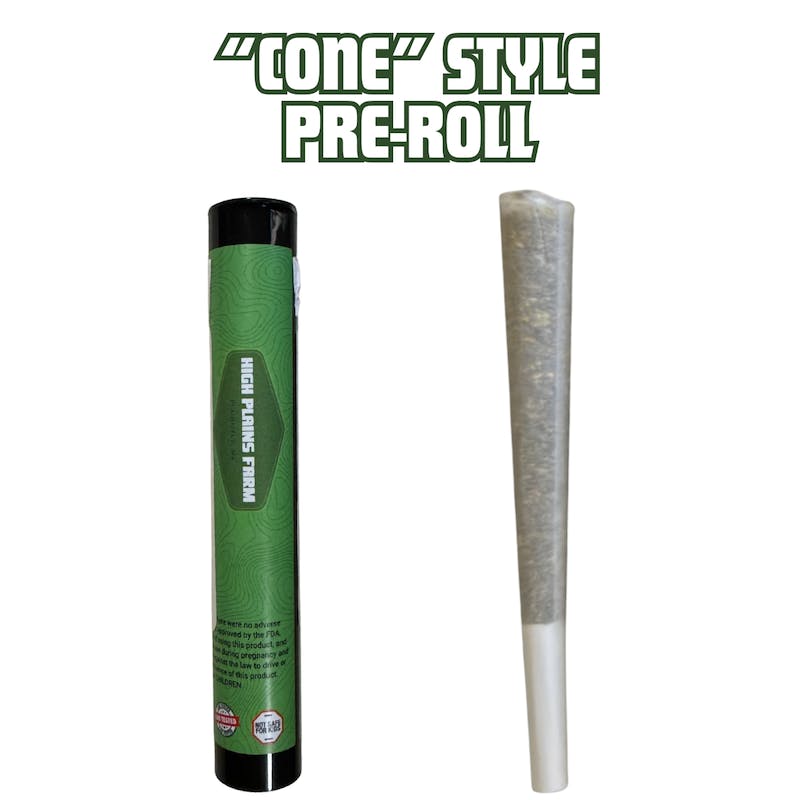 Product Highland Plains Farms - NY Sour Diesel Pre-Roll (1g)
