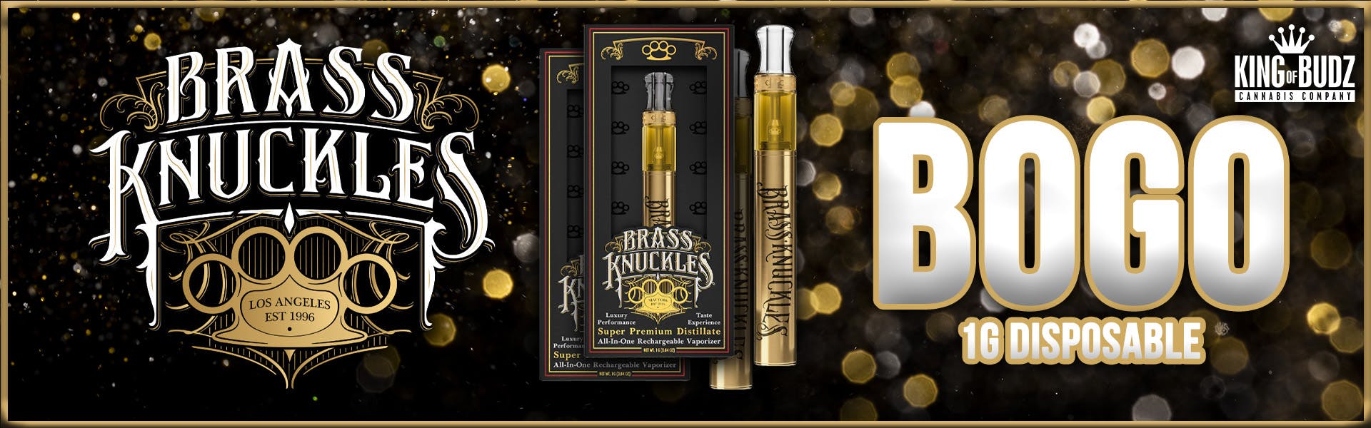 Brass Knuckles 1g Disposable - BOGO