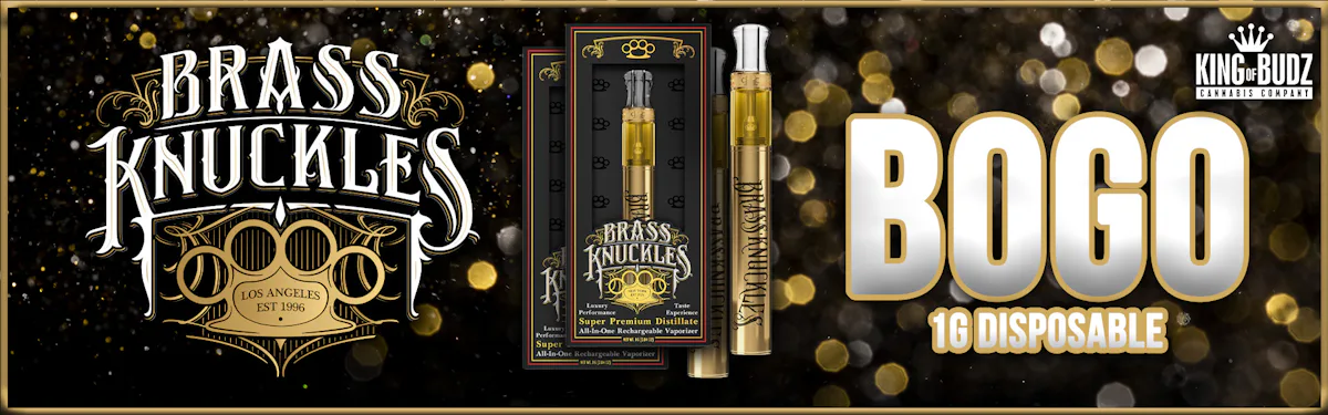 Brass Knuckles 1g Disposable - BOGO