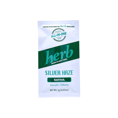 Herb - 1g Disposable - Silver Haze - DISPOSABLES by HERB at King of Budz