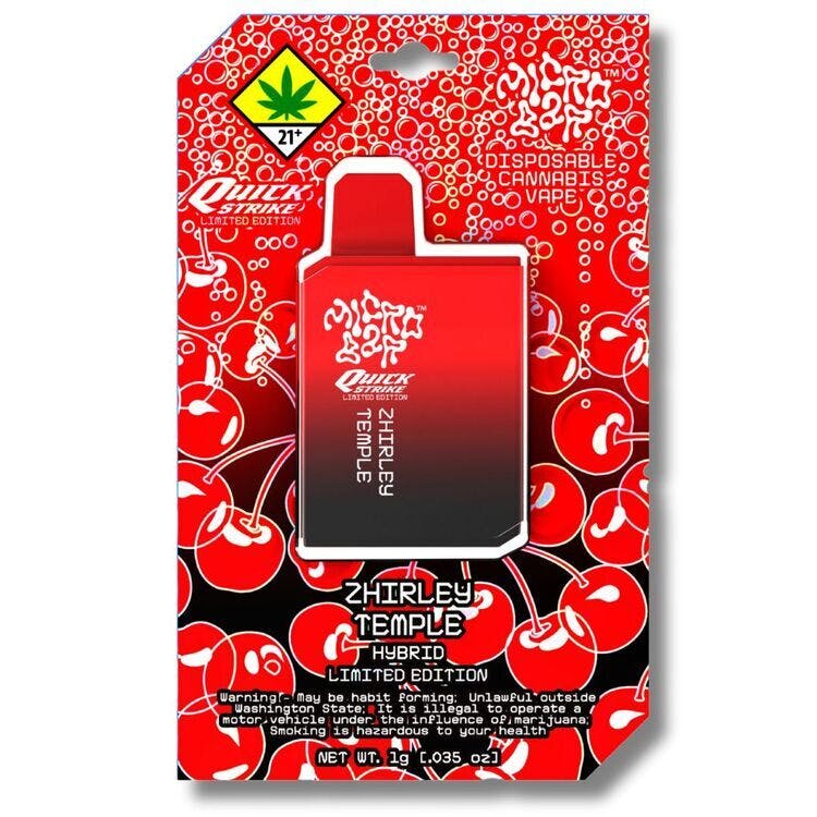 Zhirley Temple Flavored Distillate Disposable Vape (Micro Bar) | Kush 21 -  Burien