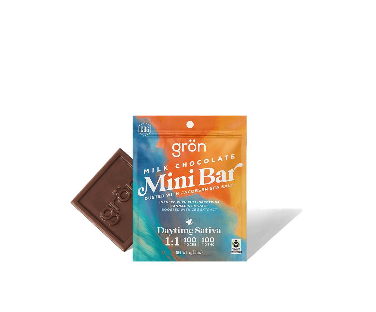 Gron: Mini-Chocolate | Milk Chocolate | 1:1 | 100mg CBG : 100mg 