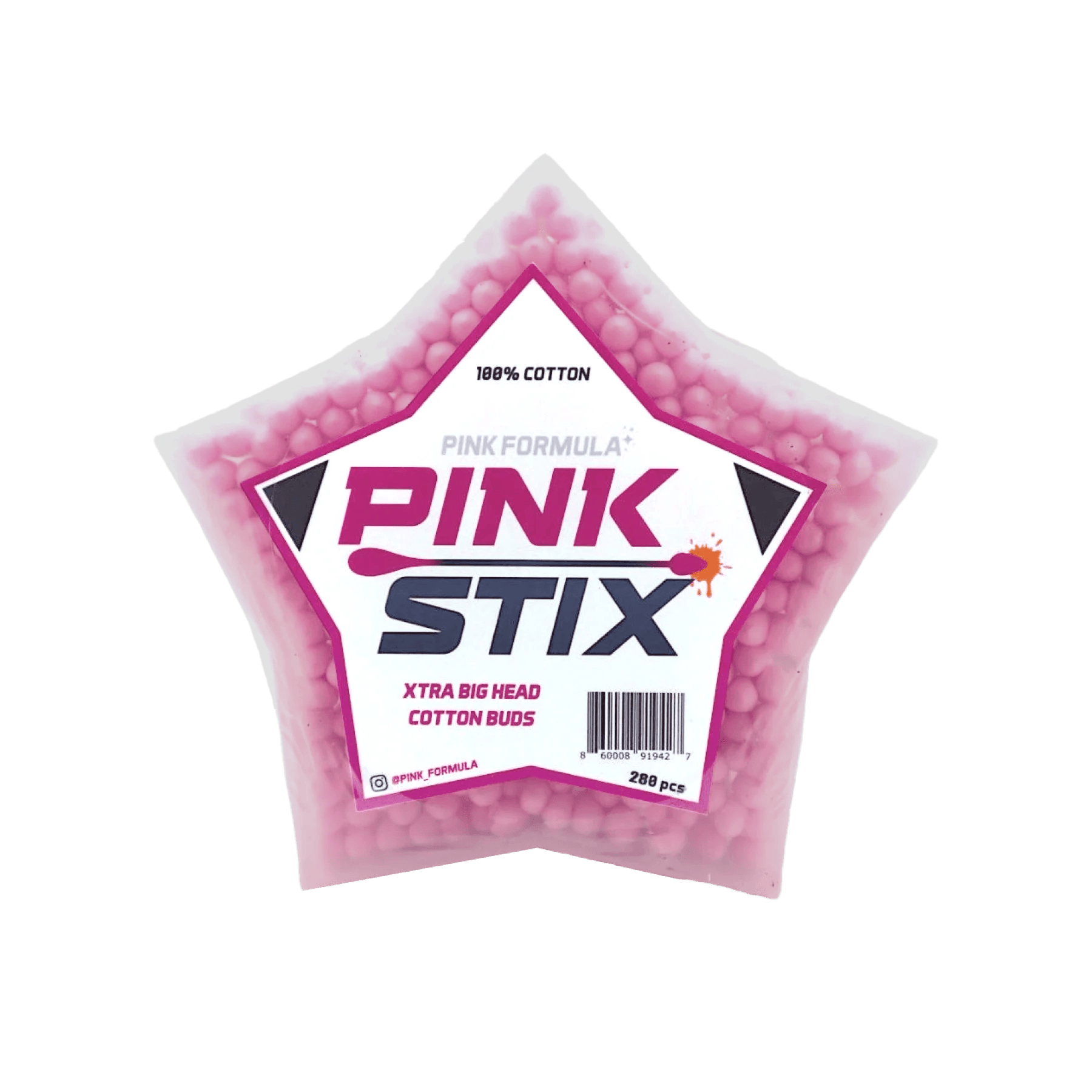 Pink Formula Pink Stix Cotton Buds Q-Tips 280pk