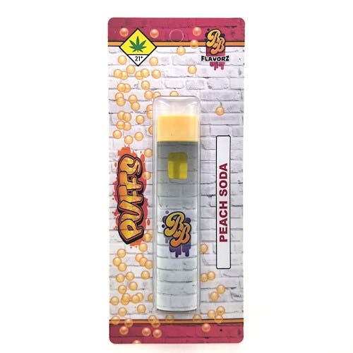 Peach Soda Flavored Distillate Disposable (BB Puffz)