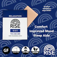 Rise - 50mg Transdermal Patch THC/CBD/CBN - Relaxation 1:1:1