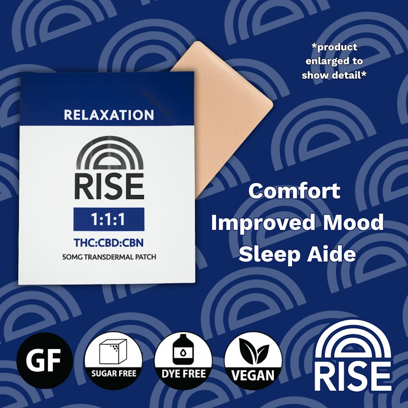 Rise | Transdermal Patch | THC/CBD/CBN 1:1:1