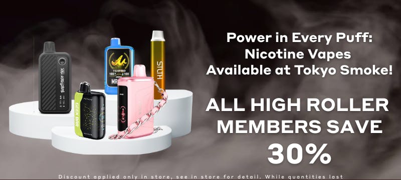 Tokyo Smoke Winnipeg (Portage Ave) Manitoba Menu - a