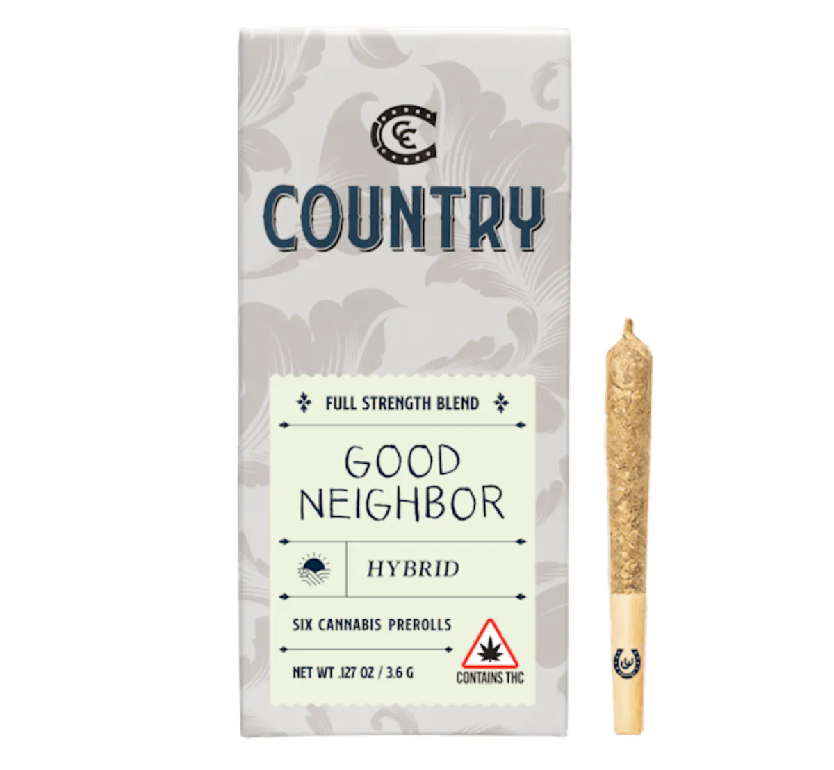 Country Good Neighbor 0.6g 6pk Prerolls 3.6g Pre-rolls | Country