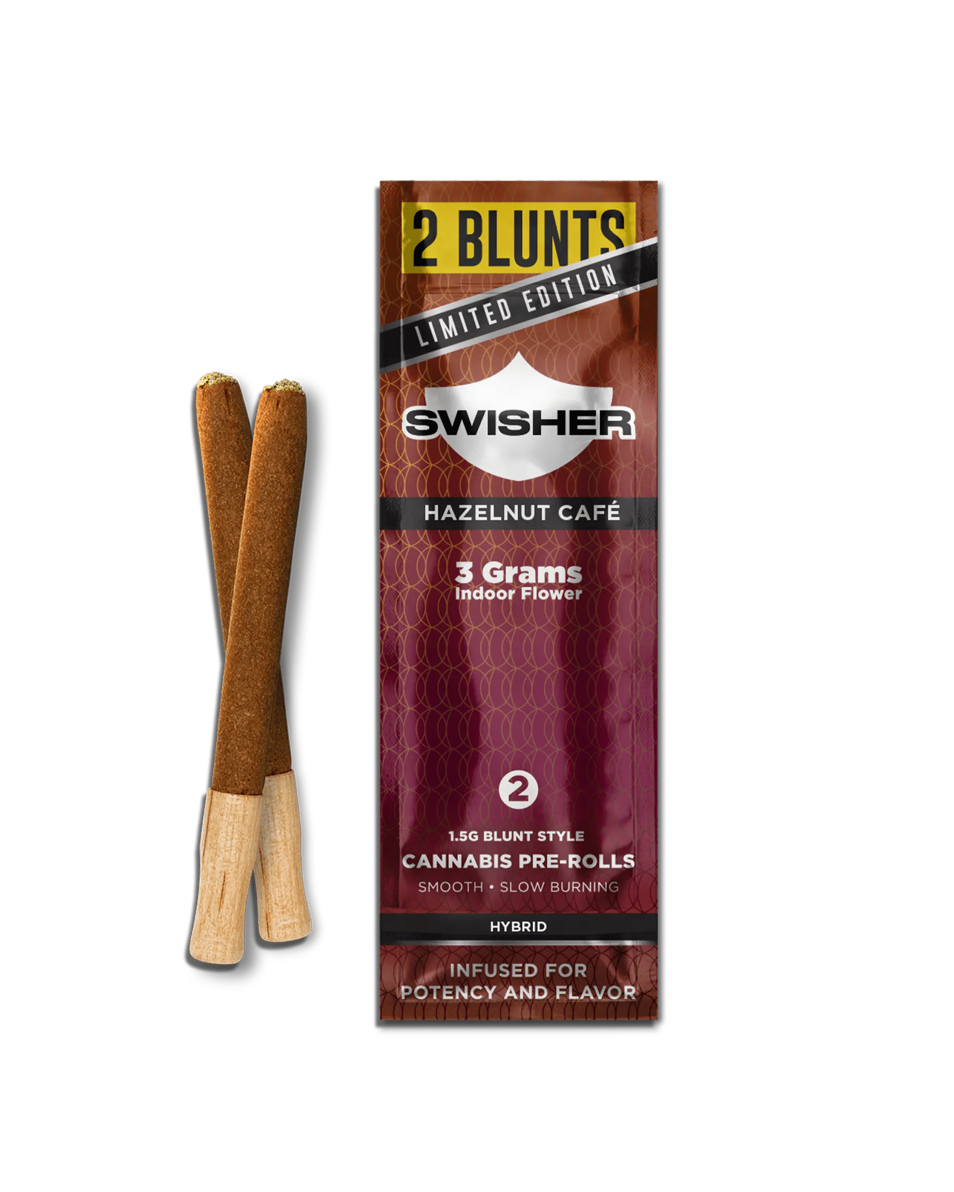 Swisher - 2-Pack 1.5g Infused Blunts - Hazelnut Cafe (H)