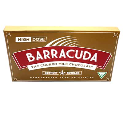 Product: Barracuda Churro Milk Chocolate | 200mg | Detroit Edibles