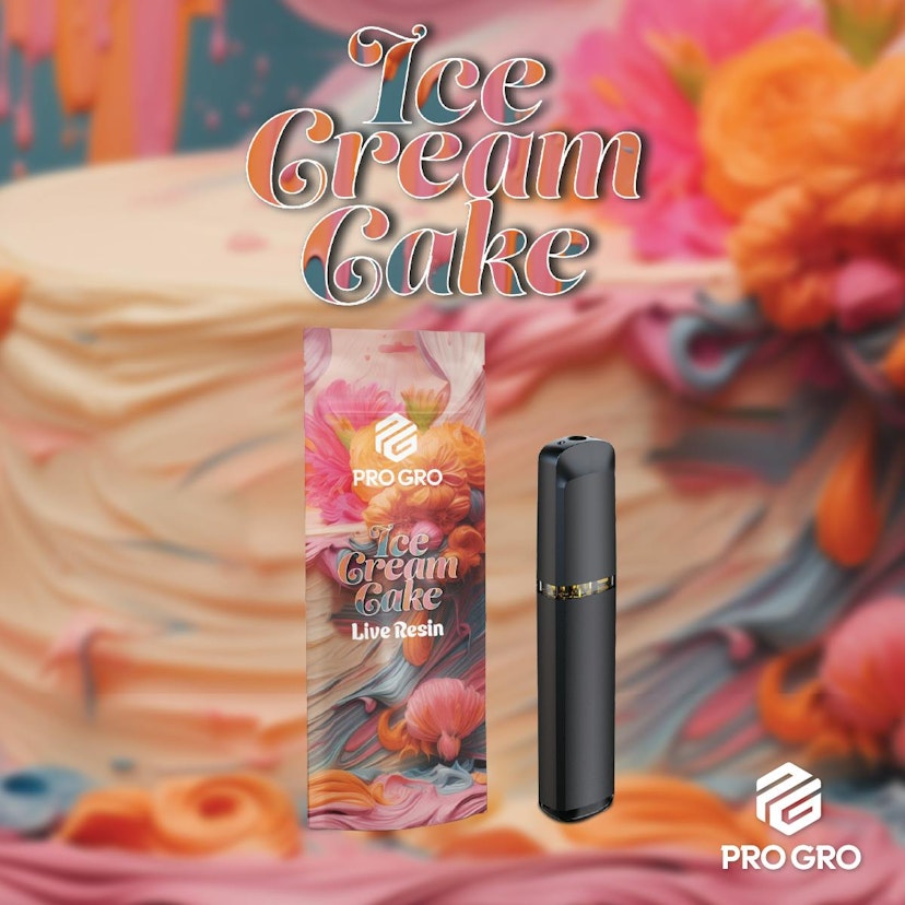 Pro Gro Live Resin Disposable | Ice Cream Cake