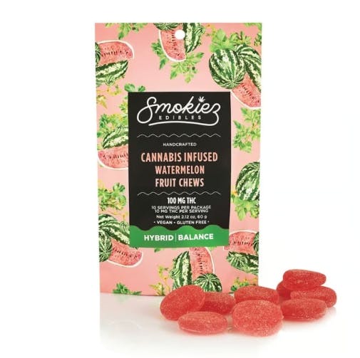 Product CNS Smokiez Gummies - Sweet Watermelon 100mg (10pk)