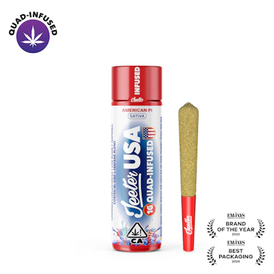 Jeeter World Cup - 1g Quad Infused Preroll - American PI (Limited Edition) - PRE_ROLLS by Jeeter at King of Budz