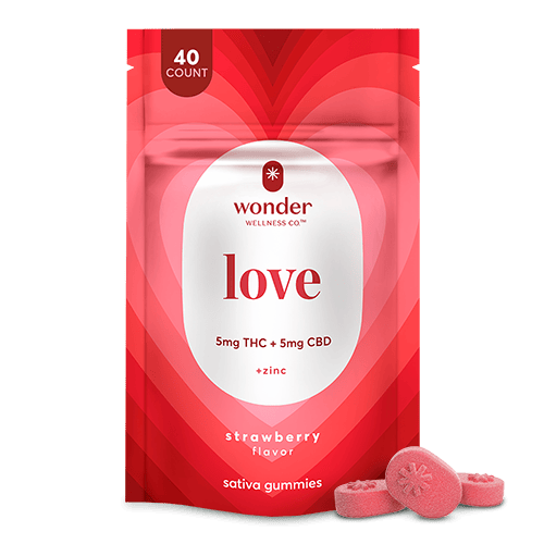 Wonder - 200mg THC : 200mg CBD Gummies - Love