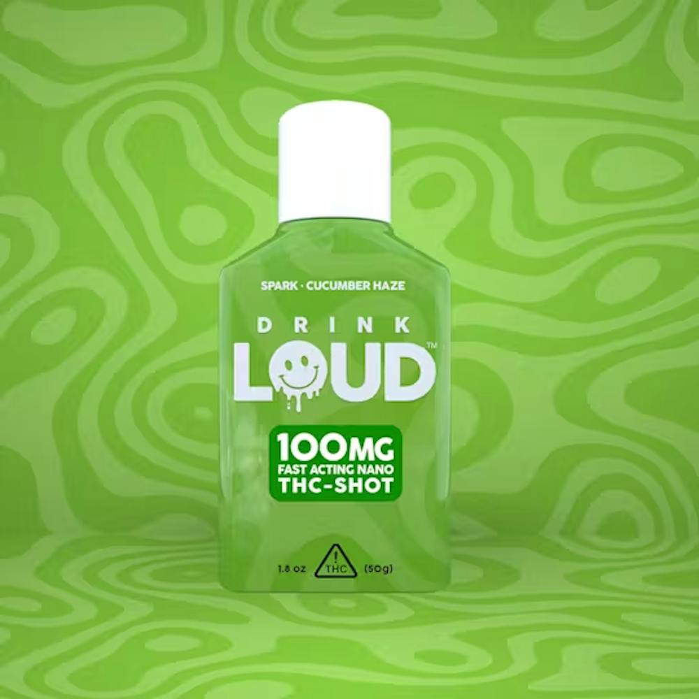 Product Drink Loud - Cucumber Haze (50ML) - THC Shot - 100MG