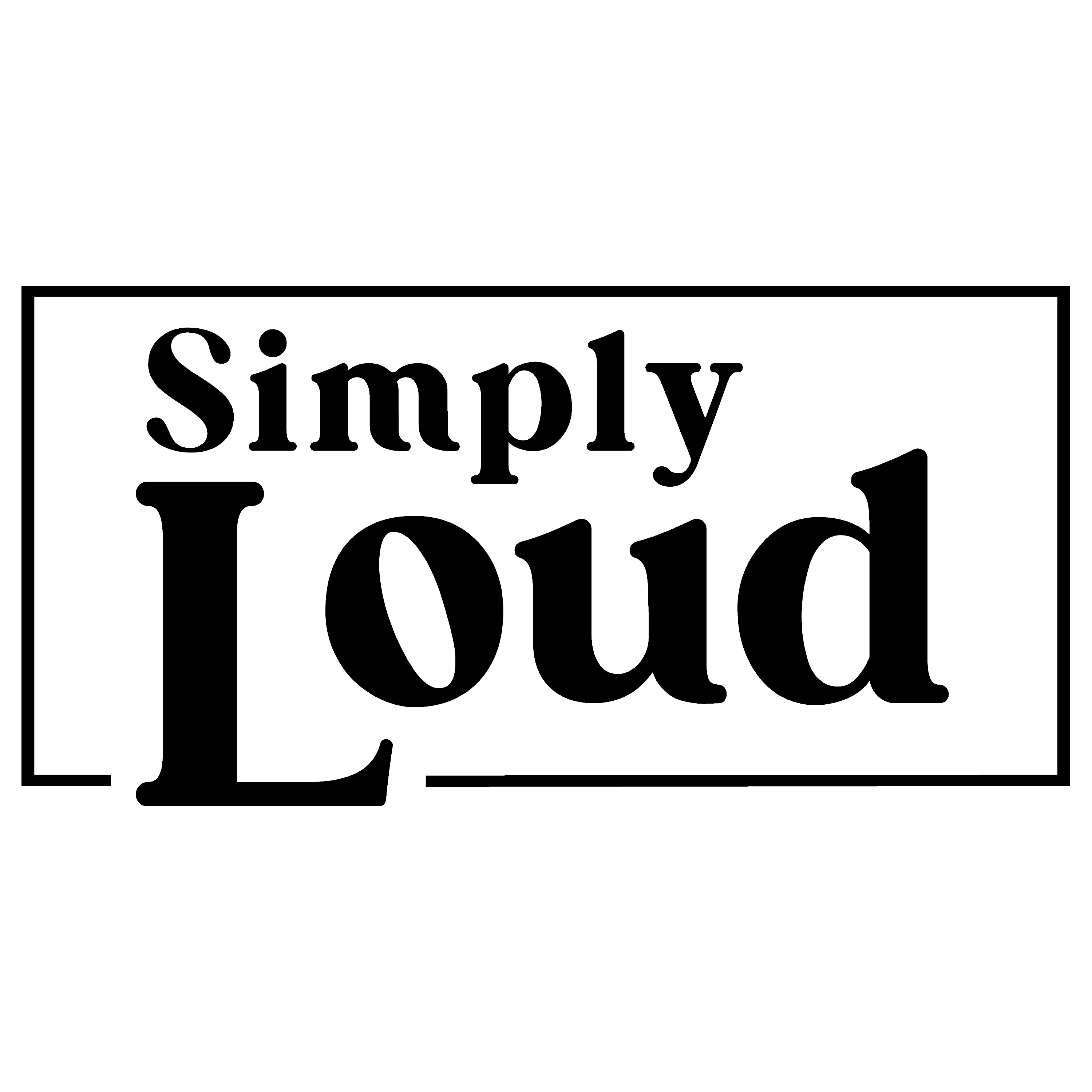 logo for Simply Loud