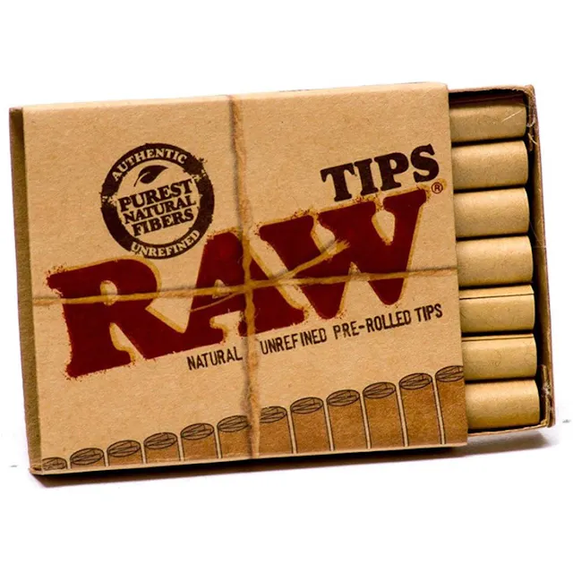 RAW Pre-Rolled Tips (papers rolling supplies)