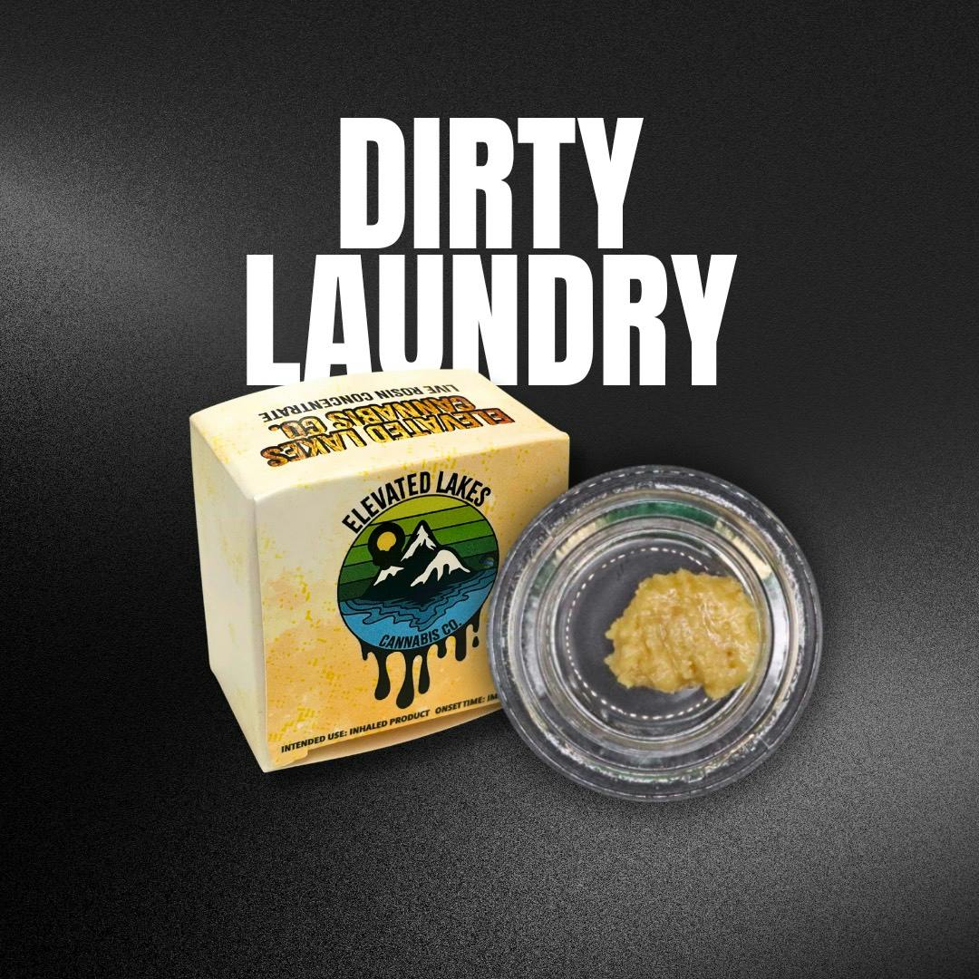 Elevated Lakes - 1g Live Rosin - Dirty Laundry