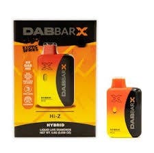Dabwoods Dabwoods Dab Bar X | Hi-Z Liquid Live Diamond Disposable 0.8g