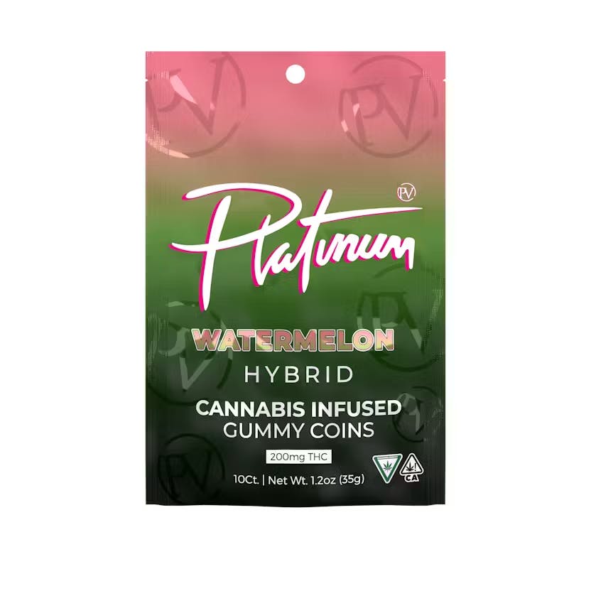 Platinum - 200mg Gummies - Watermelon