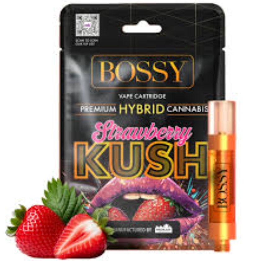 Bossy Cartridge | Strawberry Kush (Hybrid)