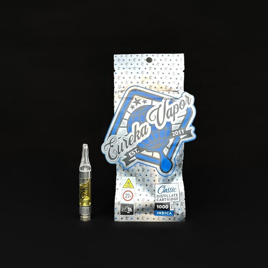 Eureka Grape Ape Vape Cartridge 1g Sacred Bloom Cannabis Dispensary