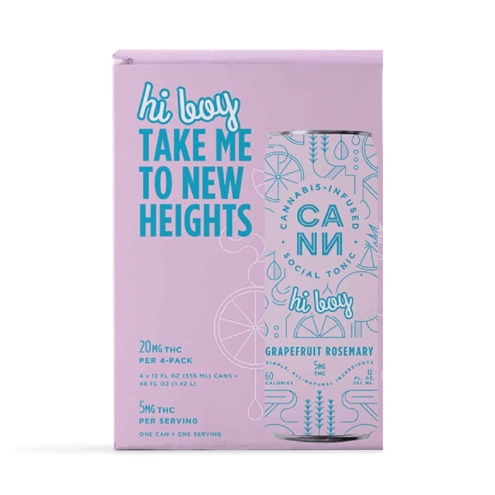 Photo of Grapefruit Rosemary Hi Boy 4-pack