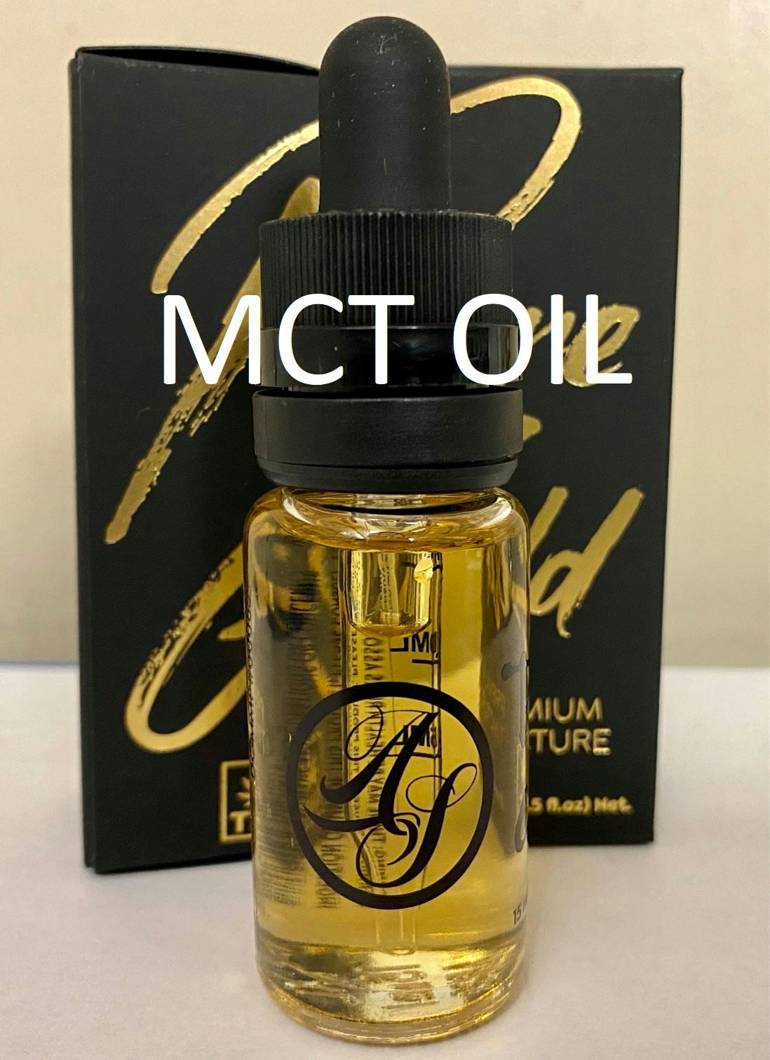 91 Octane 961mg MCT Oil Premium Gold Tincture 0.5 fl oz.