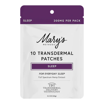 Mary's Medicinals - 20mg CBN Patch - Sleep - TOPICALS by Mary's Medicinals at King of Budz