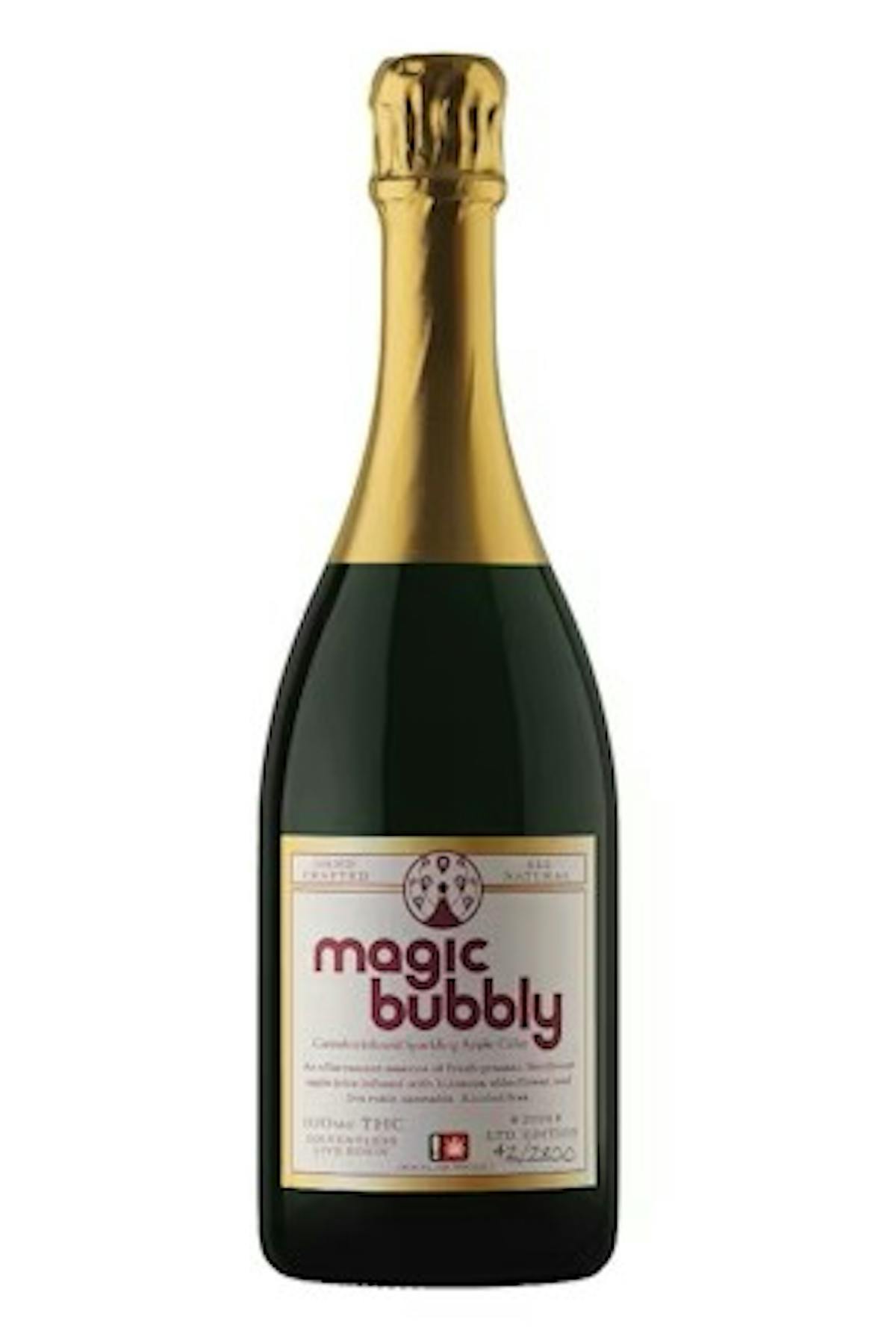 Photo of Magic Number 100mg MAGIC BUBBLY Live Rosin Cannabis Infused Sparkling Apple Cider