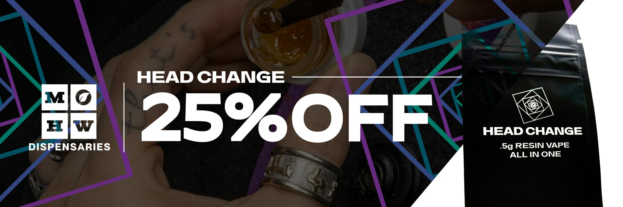 25% off headchange