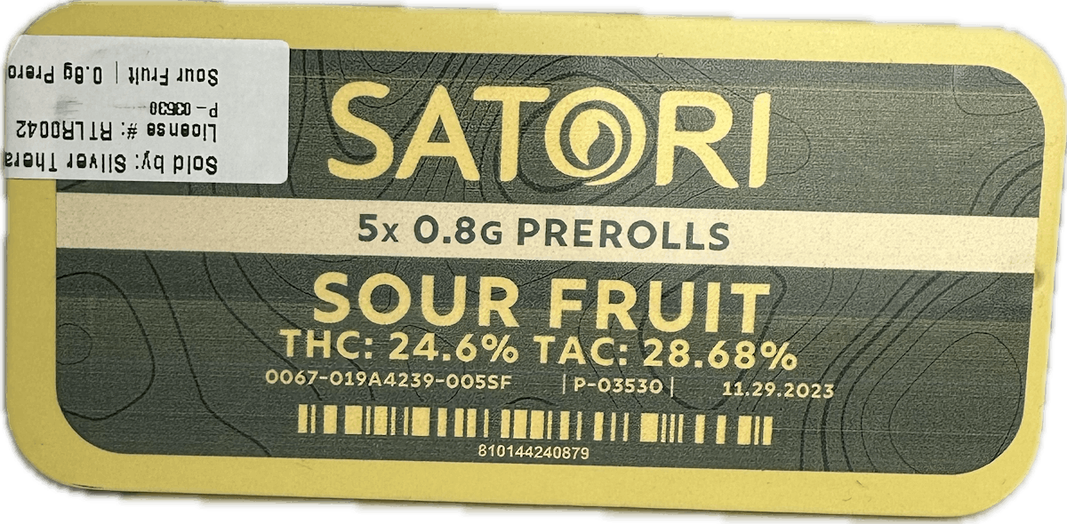 Image of Sour Fruit | 0.8g Preroll 5pk