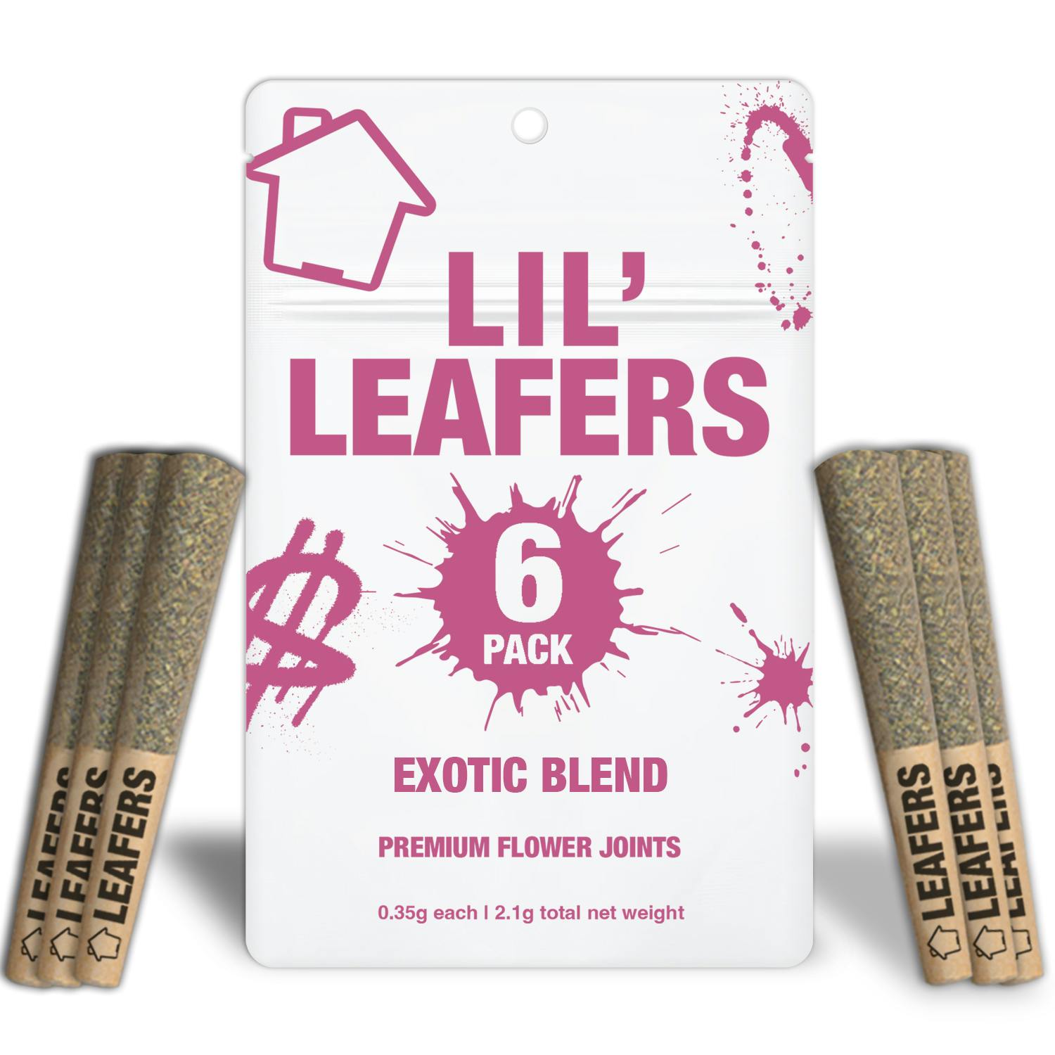 Leafers 2.1g Pre-Roll 6pk - Exotic Blend